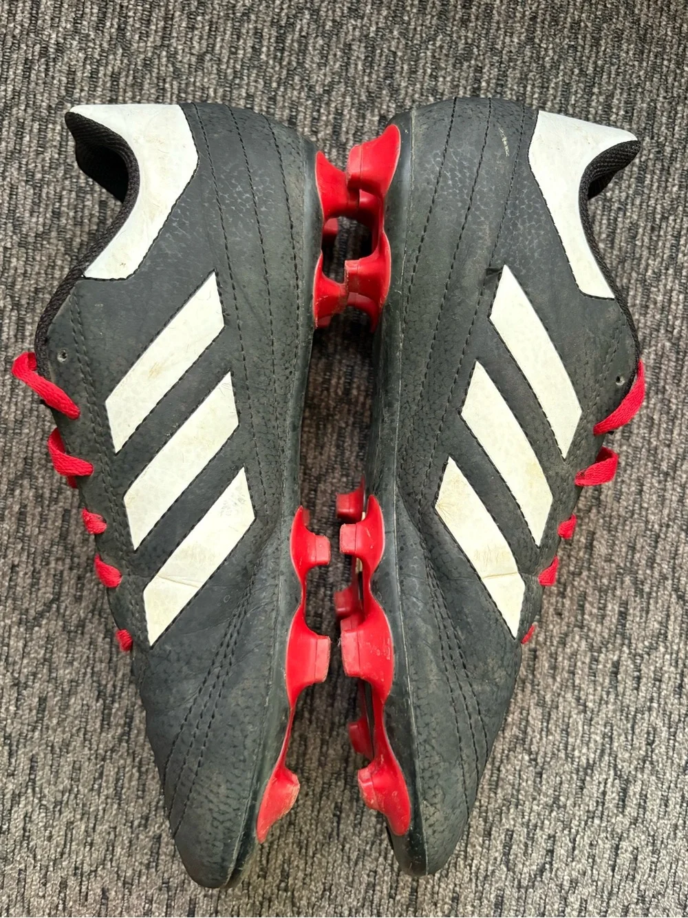 Adidas Goletto VI FG Soccer Cleats Black/Red Men’s 6